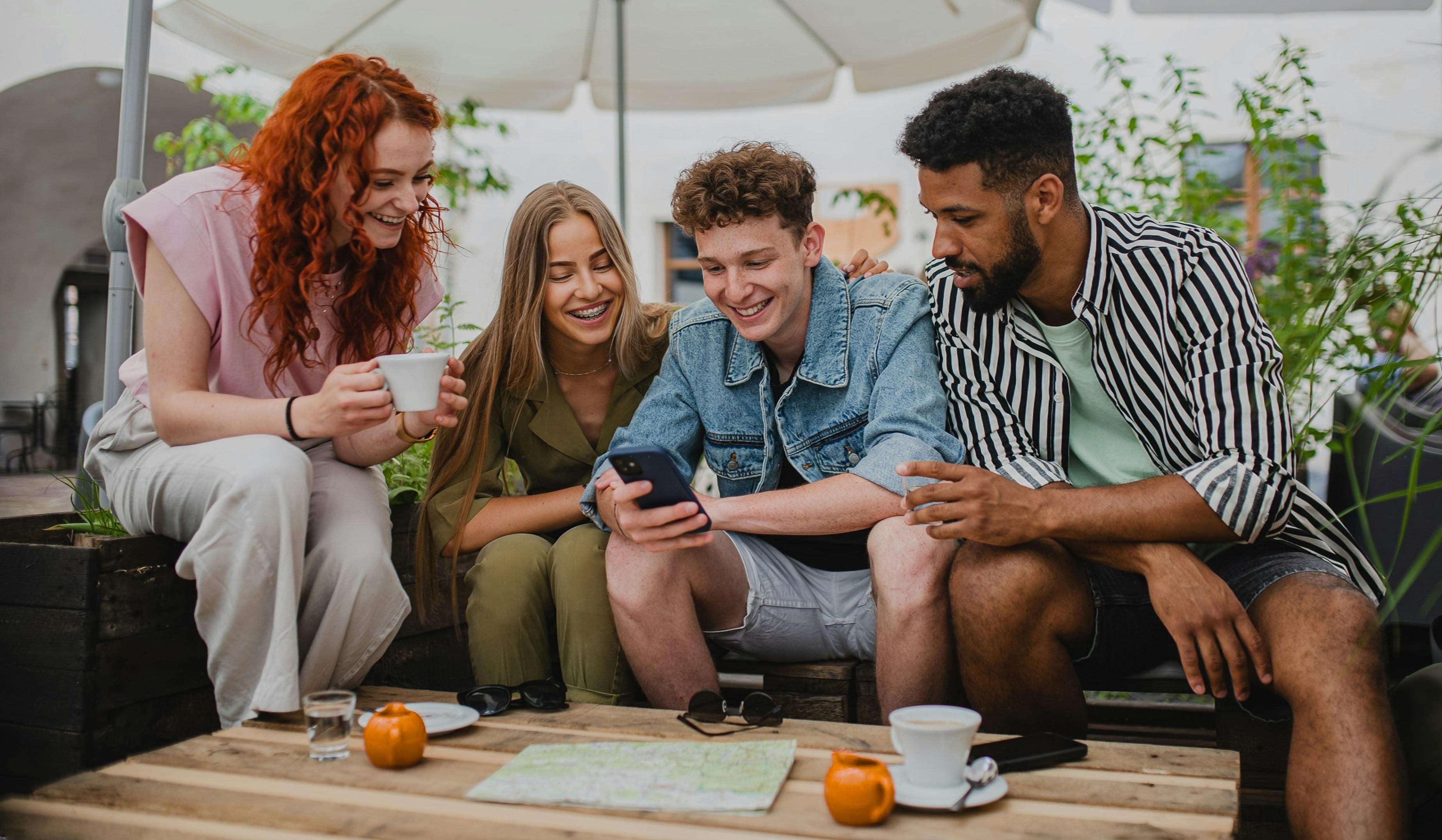 Grupo de personas felices
